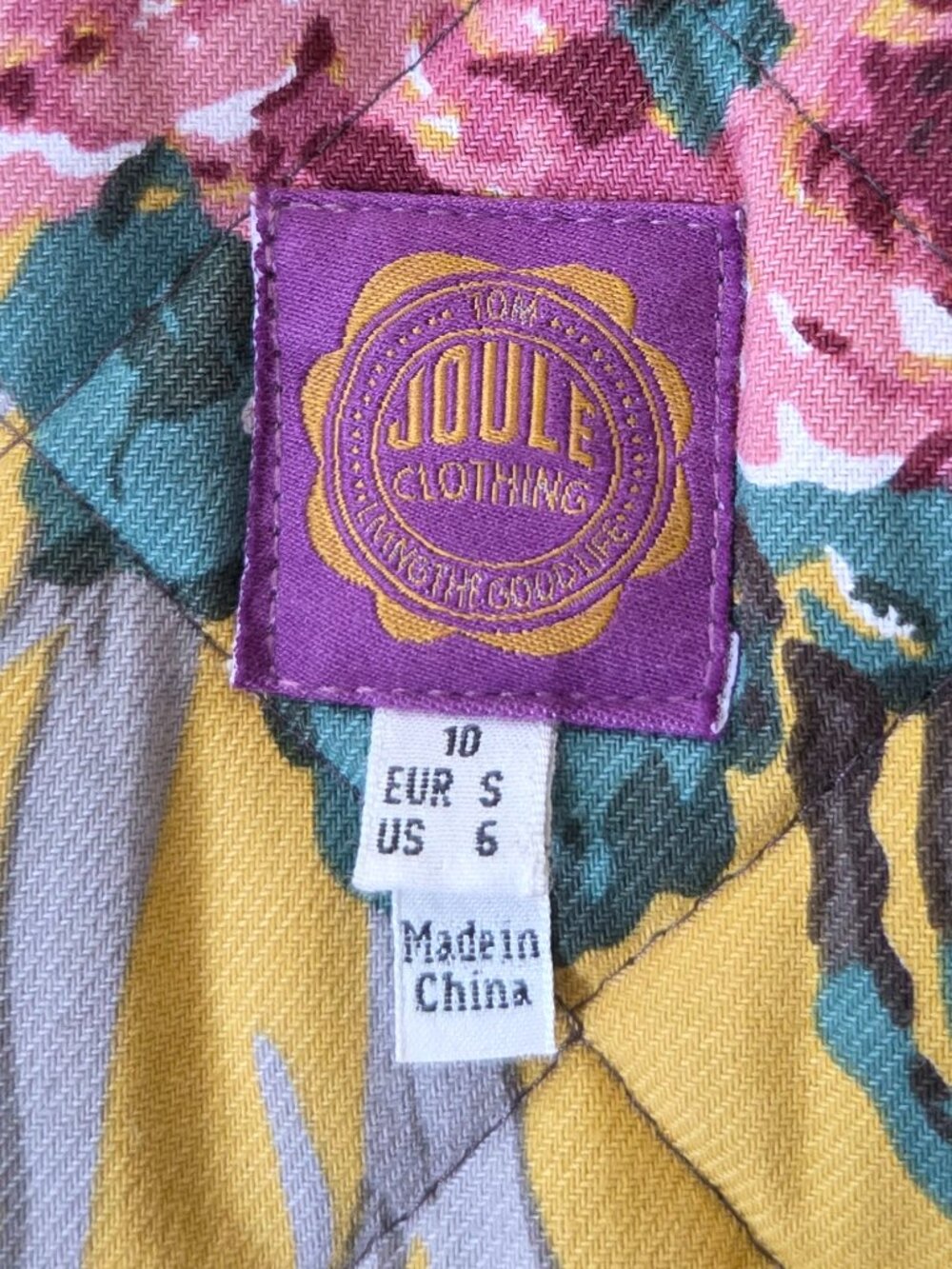 Joules Chocolate Brown Quilted Jacket - Picture 9 of 12
